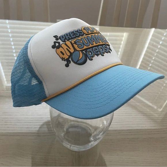 Press play on summer Pepsi SnapBack trucker hat - Picture 2 of 4